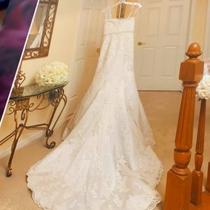 Beautiful wedding gown